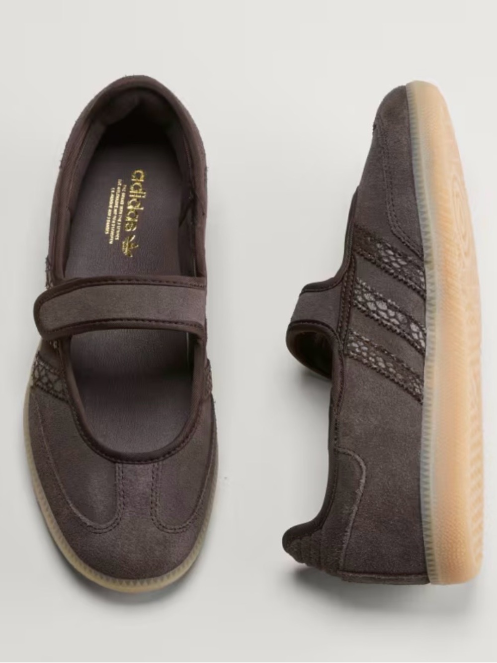 Adidas Brown Mary-Jane Samba Sneaker
